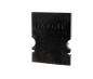 Preview: Profil Endkappe - Endkappe H-AU-02-10 Set 2 Stk, Schwarz
