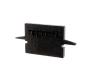 Preview: Profil Endkappe - Endkappe H-ET-01-10 Set 2 Stk, Schwarz