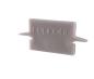 Preview: Profil Endkappe - Endkappe H-ET-01-12 Set 2 Stk, Grau