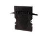 Preview: Profil Endkappe - Endkappe H-ET-02-10 Set 2 Stk, Schwarz