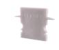 Preview: Profil Endkappe - Endkappe H-ET-02-12 Set 2 Stk, Grau
