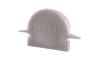Preview: Profil Endkappe - Endkappe R-ET-01-12 Set 2 Stk, Grau