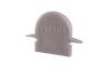 Preview: Profil Endkappe - Endkappe R-ET-01-08 Set 2 Stk, Grau