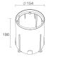 Preview: InGround mounting pot L