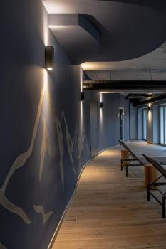 THEO UP/DOWN, Wandleuchte, QPAR51, anthrazit, max. 2x50 W