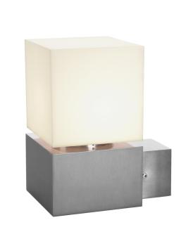 SQUARE, E27, Outdoor Wandleuchte, Edelstahl 304, max. 20 W, IP44
