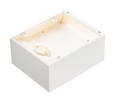 SHELL 15, WL, LED Indoor Wandaufbauleuchte, 3000 K, weiß