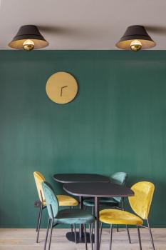 BATO 45, Indoor Deckenaufbauleuchte, schwarz, E27, max. 60 W