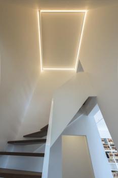 Preview: GRAZIA 20, Aufbauprofil, LED, standard, glatt, 3 m, weiß