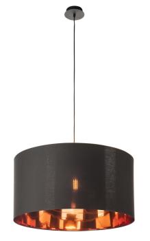 FENDA, Leuchtenschirm, schwarz/kupfer, Ø70 cm