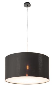 FENDA, Leuchtenschirm, schwarz/kupfer, Ø70 cm