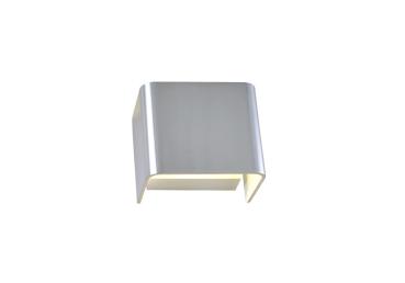 Preview: MANA, Leuchtenschirm, Aluminium, aluminium poliert, L/H/T 12/10/9 cm