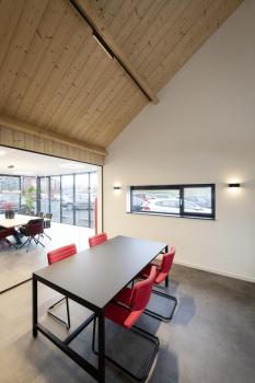 MANA, Leuchtenschirm, Holz, grau/braun, L/H/T 29/9,5/7 cm