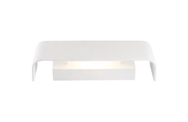 Preview: MANA, Leuchtenschirm, Aluminium, weiß, L/H/T 29/9,5/7 cm