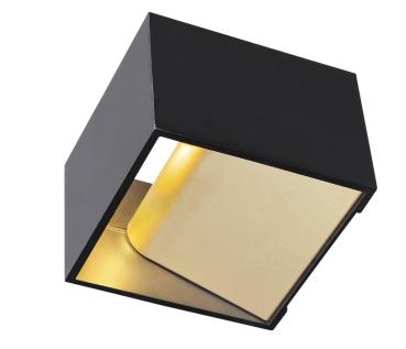 Preview: LOGS IN, Wandleuchte, LED, 2000 K-3000 K Dim to Warm, schwarz/messing