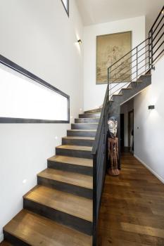 LOGS IN, Wandleuchte, LED, 2000 K-3000 K Dim to Warm, schwarz/messing