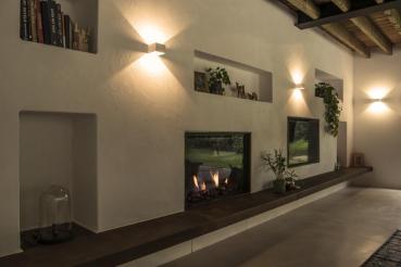 LOGS IN, Wandleuchte, LED, 2000 K-3000 K Dim to Warm, weiß