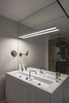 Preview: Q-LINE®, Wandleuchte, LED, 3000 K, silbergrau