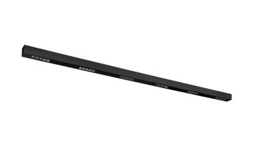 Q-LINE®, LED Indoor Deckenaufbauleuchte, 2 m, BAP, schwarz, 3000 K