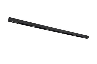 Q-LINE®, LED Indoor Deckenaufbauleuchte, 2 m, BAP, schwarz, 4000 K