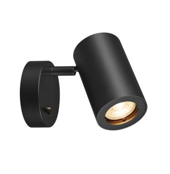 ENOLA B, Wandleuchte, QPAR51, mit Schalter, schwarz, max. 50 W