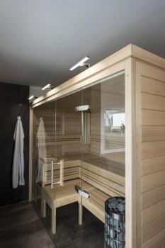 Preview: DORISA 30, Spiegelleuchte, LED, 4000 K, kurz, chrom, IP44