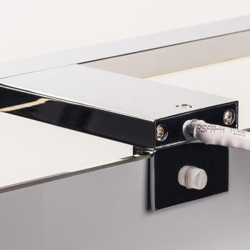 Preview: DORISA 50, Spiegelleuchte, LED, 4000 K, lang, chrom, IP44