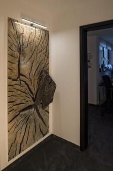 Preview: DORISA 50, Spiegelleuchte, LED, 4000 K, lang, chrom, IP44