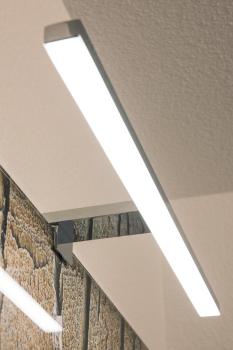 DORISA 50, Spiegelleuchte, LED, 4000 K, lang, chrom, IP44