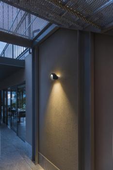 Preview: RASCALI, LED Outdoor Wandaufbauleuchte, anthrazit, 3000 K