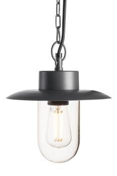 Preview: MOLAT, Outdoor Pendelleuchte, E27, anthrazit, max. 60 W, IP44