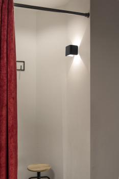 MANA, Leuchtenschirm, B/H/T 13,5/10/9,9 cm, Gips, weiß