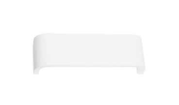 MANA, Leuchtenschirm B/H/T 30,9/9,5/7,4 cm, Gips, weiß