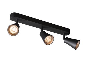 AVO, Indoor Wand- und Deckenaufbauleuchte, QPAR51, schwarz, max. 50 W