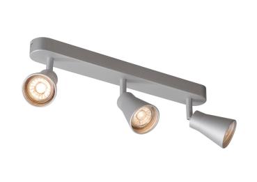 AVO, Indoor Wand- und Deckenaufbauleuchte, QPAR51, silber, max. 50 W