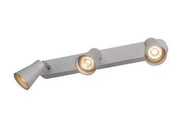 Preview: AVO, Indoor Wand- und Deckenaufbauleuchte, QPAR51, silber, max. 50 W