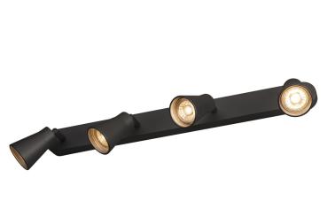 Preview: AVO, Indoor Wand- und Deckenaufbauleuchte, QPAR51, schwarz, max. 50 W