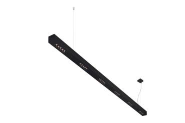 Preview: Q-LINE®, LED Indoor Pendelleuchte, 2 m, BAP, schwarz, 3000 K