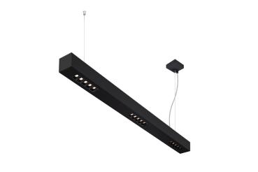Preview: Q-LINE®, LED Indoor Pendelleuchte, 1 m, BAP, schwarz, 4000 K