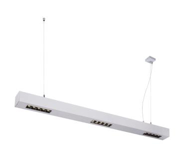 Q-LINE®, LED Indoor Pendelleuchte, 1 m, BAP, silber, 4000 K