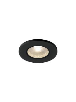 KAMUELA ECO, Deckeneinbauleuchte, LED, 3000 K, schwarz, 38°, dimmbar, IP65