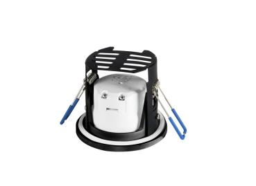 KAMUELA ECO, Deckeneinbauleuchte, LED, 3000 K, schwarz, 38°, dimmbar, IP65