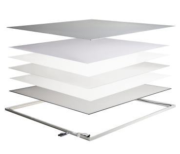 Preview: Einlegepanel - Standard Office 625x625 mm, 36 W, 4000 K, Weiß