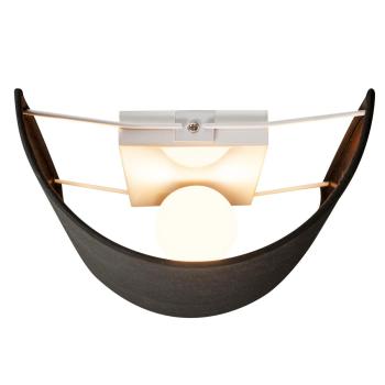 FENDA Halbschirm, schwarz/Kupfer