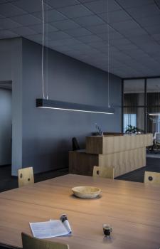 Preview: Q-LINE®, Pendelleuchte, dimmbar, 1500 mm, schwarz