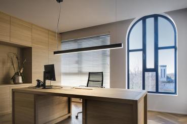 Q-LINE®, Pendelleuchte, dimmbar, 1500 mm, schwarz