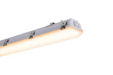 Preview: IMPERVA 120, LED Outdoor Wand- und Deckenaufbauleuchte, IP66, grey, 3000 K