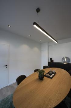 GLENOS, LED, 3000 K, schwarz, 2 m, 85 W