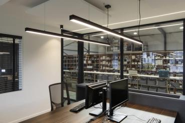 GLENOS, LED, 3000 K, schwarz, 2 m, 85 W