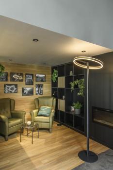 KARPO FL, LED Indoor Stehleuchte, schwarz, 3000 K